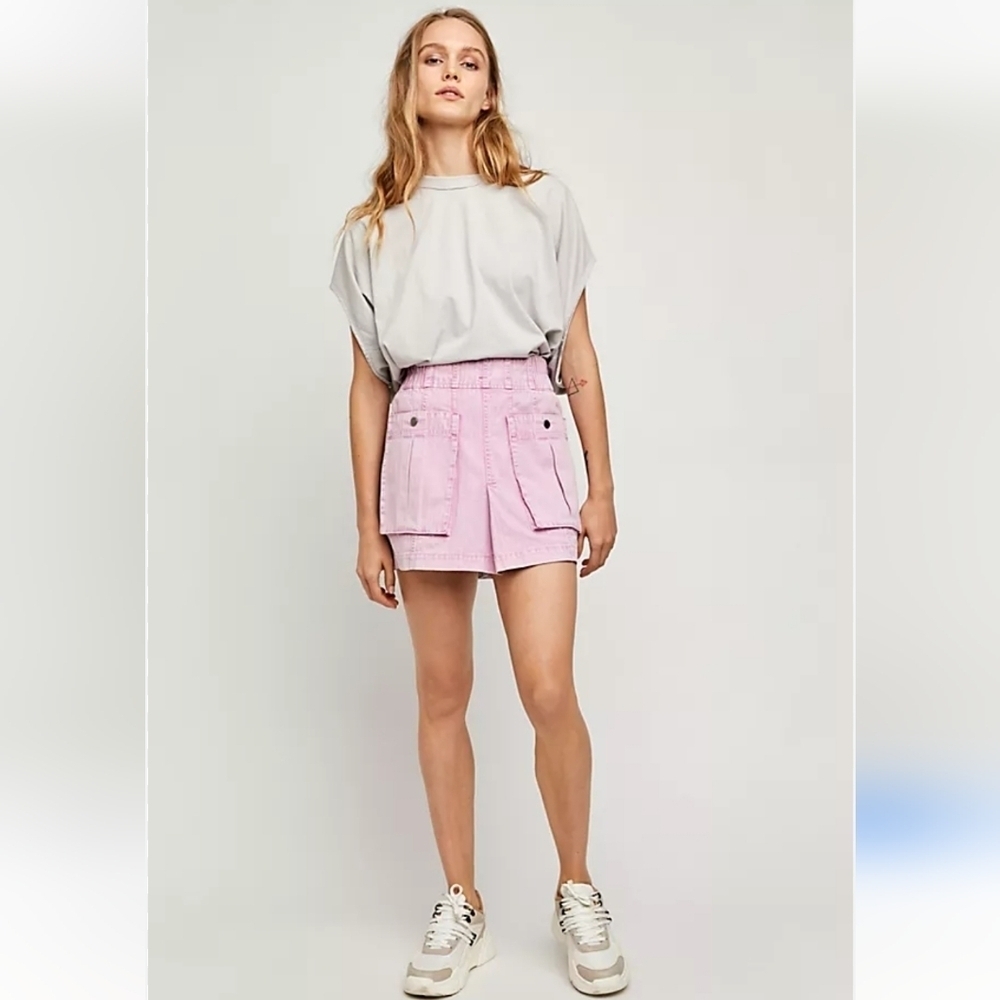 Free People Purple West Coast Wash Mini Skirt Womens Size 4